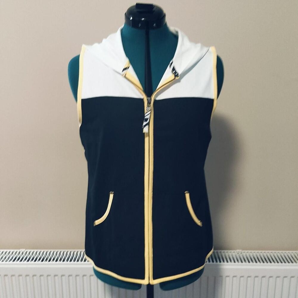 Christopher-banks Women's Black and Yellow Gilet